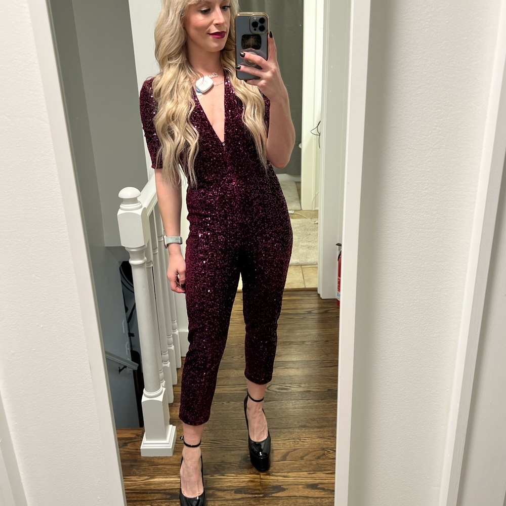 Amanda Uprichard Pink Jumpsuit